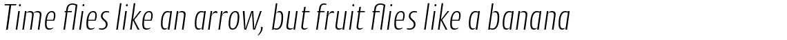 Cantiga Condensed Extra Light Italic