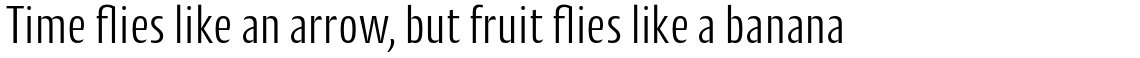 Cantiga Condensed Light Roman
