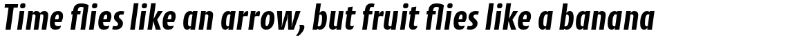 Cantiga Condensed Bold Italic
