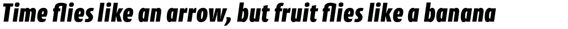 Cantiga Condensed Ultra Bold Italic