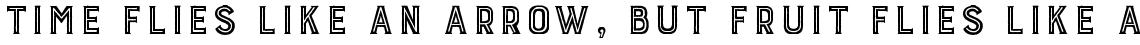 Burford Rustic Inline Bold