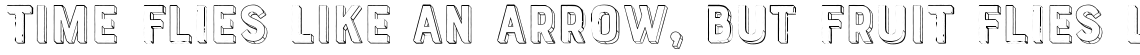 Bourton Hand Extrude Outline