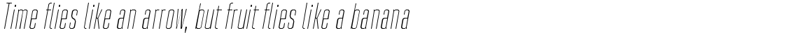 Refinery 15 Hairline Italic