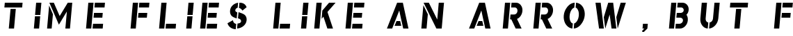 Bomber TV Italic
