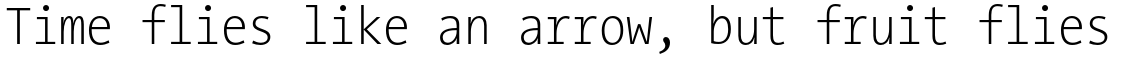 Thesis TheSans Mono Condensed Extra Light
