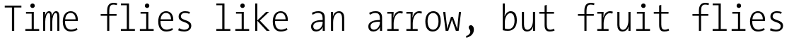 Thesis TheSans Mono Condensed Light