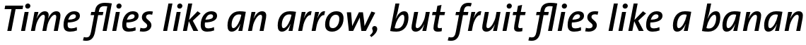 TheSans Basic (C5) Semi Bold Italic
