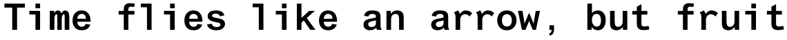 Arial Monospaced Bold