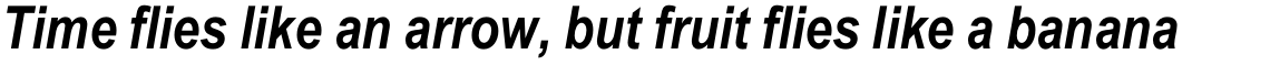 Arial Narrow Cyrillic Bold Inclined