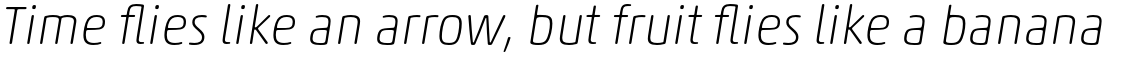 Akko Std Rounded Thin Italic