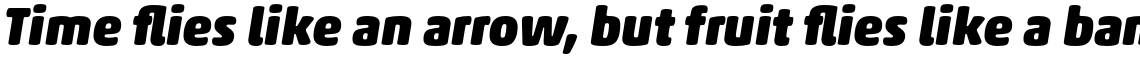 Akko Std Rounded Black Italic