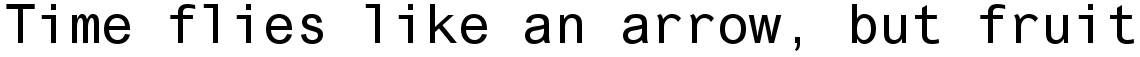 Arial Monospaced Volume