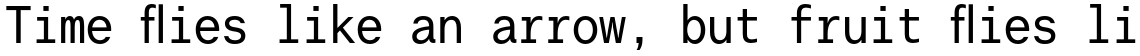 Harmonia Sans Mono Volume