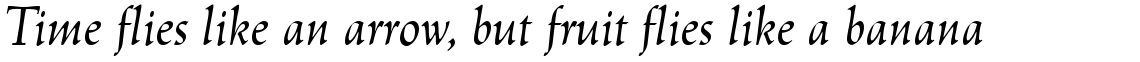 Linotype Trajanus Italic