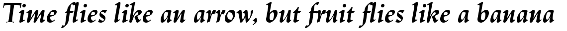 Linotype Trajanus Bold Italic