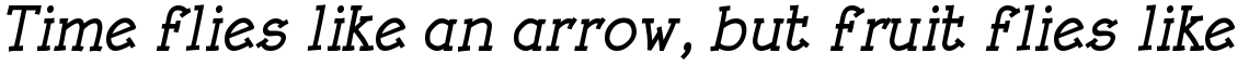 Linotype Rough Bold Italic