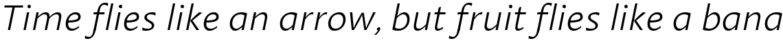 Linotype Aroma Light Italic