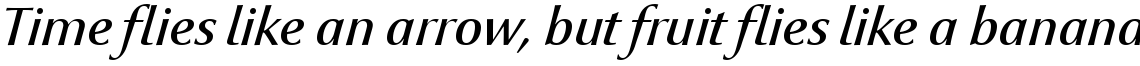 Optima nova Medium Italic