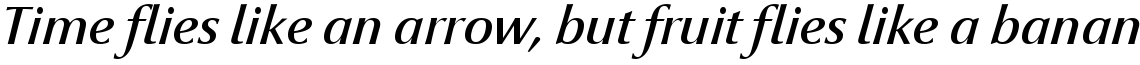 Optima nova Demi Italic