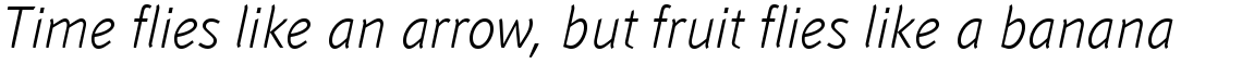 Linotype Textra Light Italic