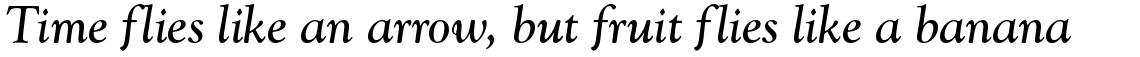 Monotype Goudy Catalogue Italic