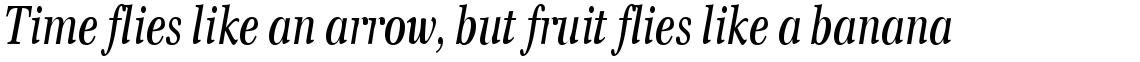 Emona Condensed Italic