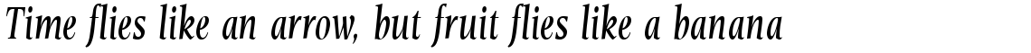 Esperanto Condensed Italic