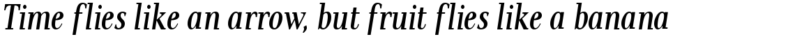 Pax Condensed Italic