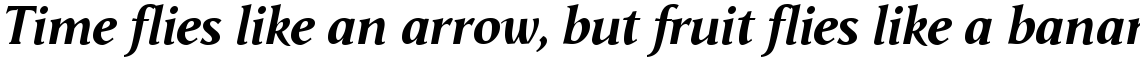 Vega Bold Italic