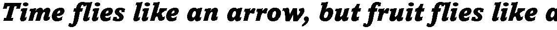 Amasis Black Italic