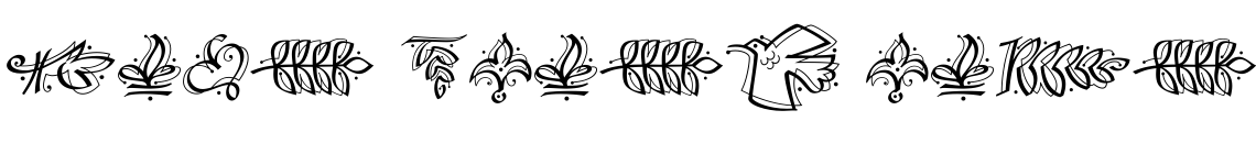 Calligraphic Ornaments Pi