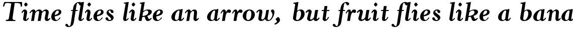 Horley Old Style Bold Italic
