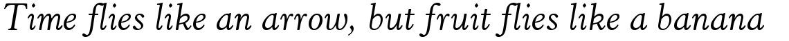 Horley Old Style Italic