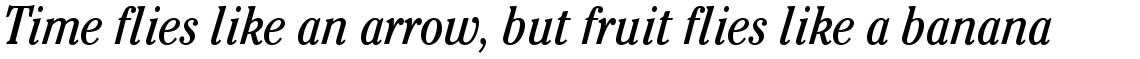 ITC Cheltenham Condensed Book Italic