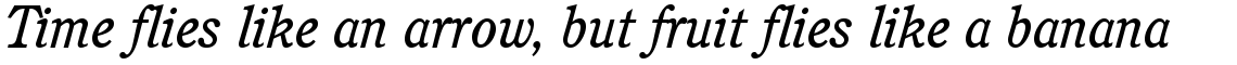 ITC Cushing Book Italic