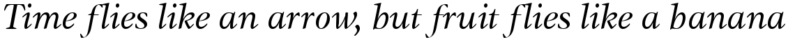 ITC Gamma Book Italic