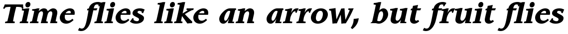 ITC Leawood Black Italic