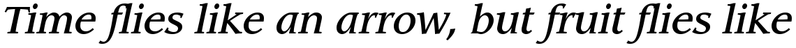 ITC Leawood Medium Italic