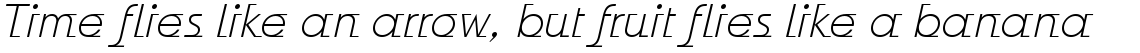 ITC Odyssée Light Italic