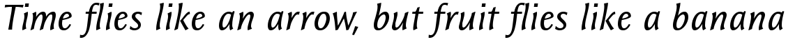 ITC Resavska Sans Medium Italic