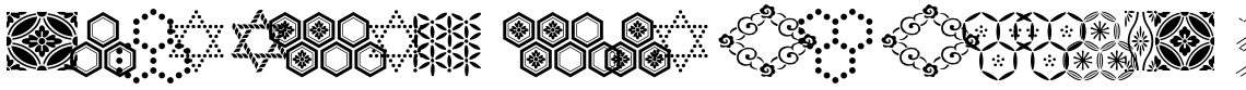 ITC Seven Treasures Ornaments Pi