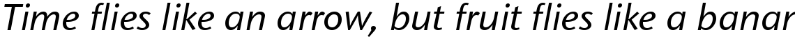 ITC Stone Humanist Medium Italic