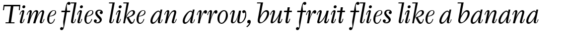 ITC Tyfa Book Italic