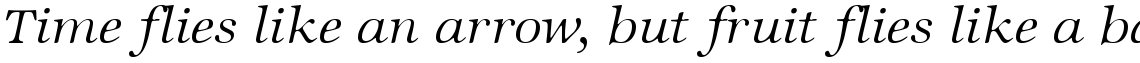 ITC Zapf International Light Italic