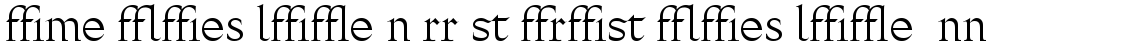 Gill Facia Titling Alternate