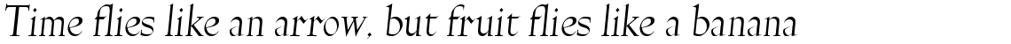 Gill Facia Titling Italic Alternate