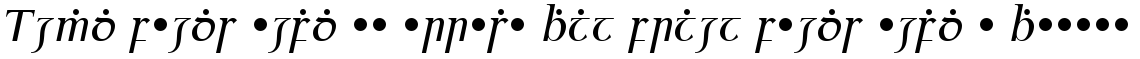 Colmcille Italic