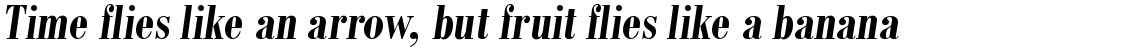 Monotype Bodoni Bold Condensed Italic