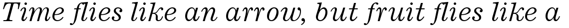 Monotype Ionic Italic