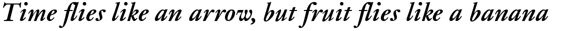 Monotype Janson Bold Italic